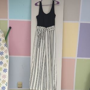 Black and White Striped Jumper